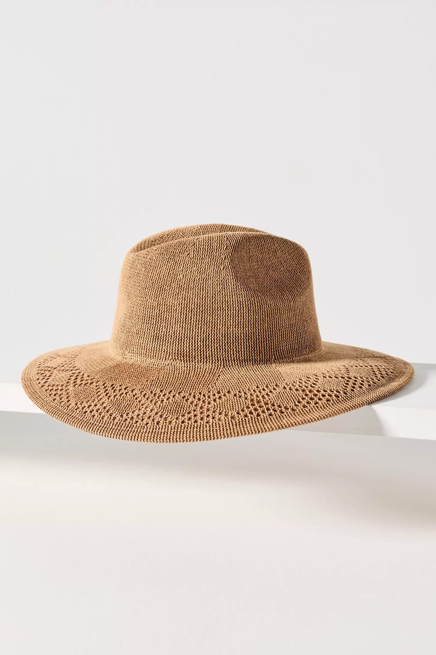 Braided Haven Packable Sun Hat in Mesh - Tan - Image 6