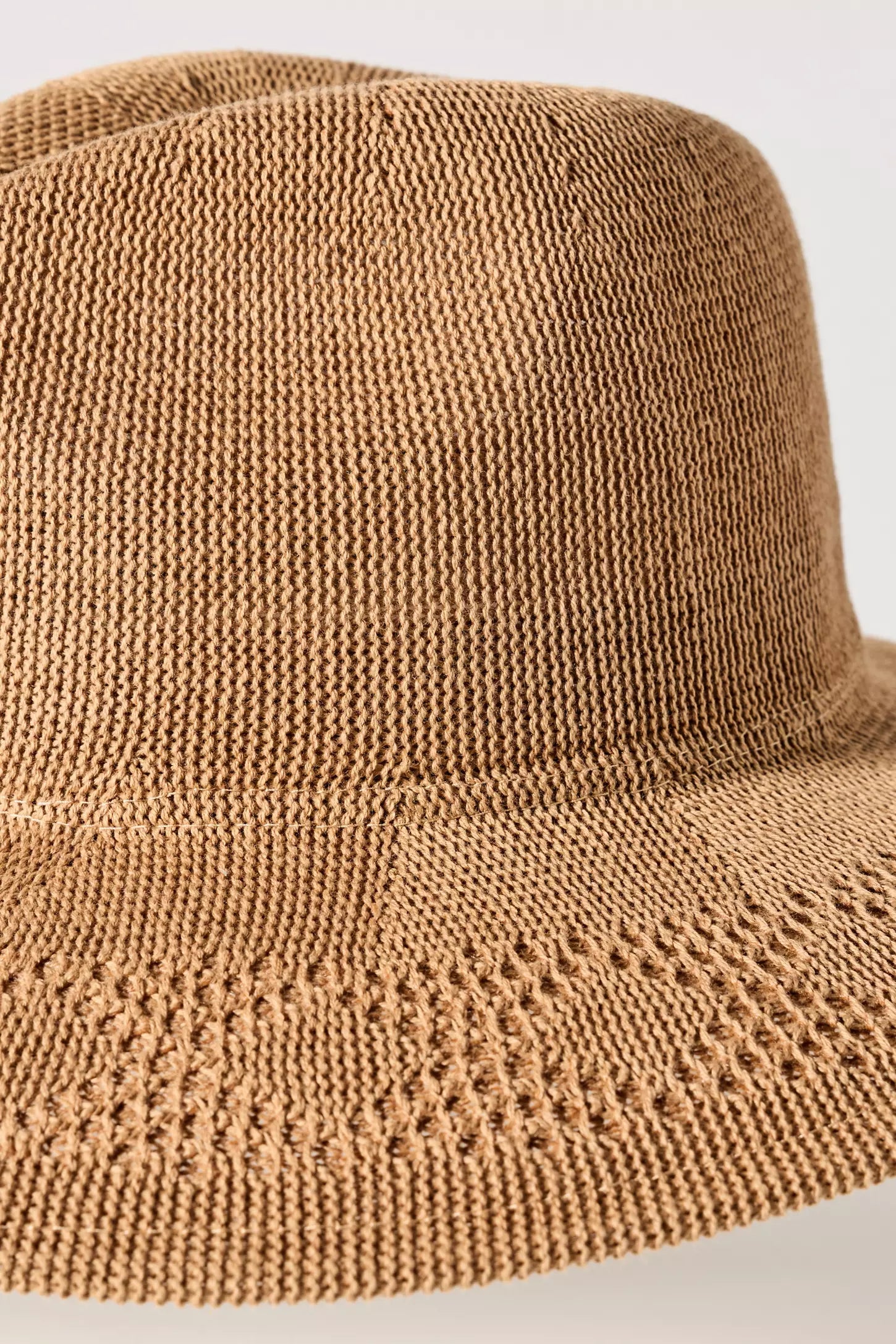 Braided Haven Packable Sun Hat in Mesh - Tan - Image 5