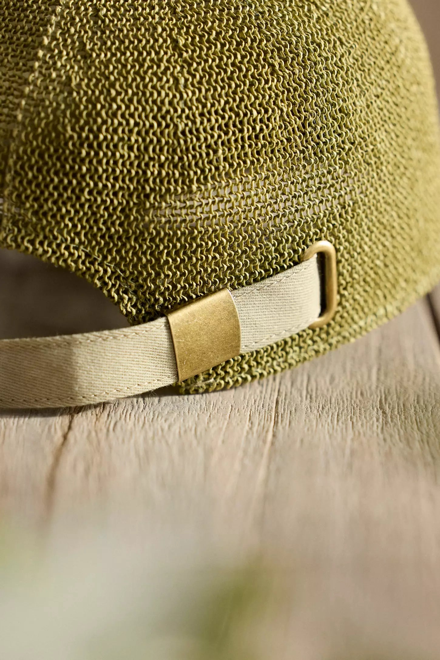 Clove Structured Casual Cap Crafted in Mesh - Olive - Image 9