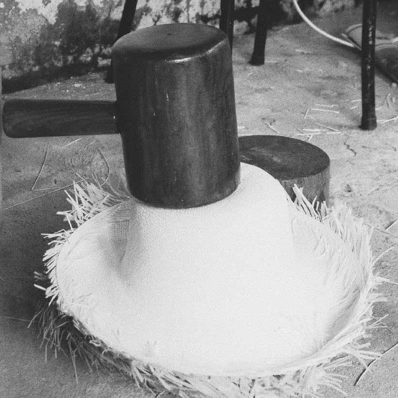 Quinn Straw Wide Brim Sun Hat with Braided Finish - Ivory - Image 6