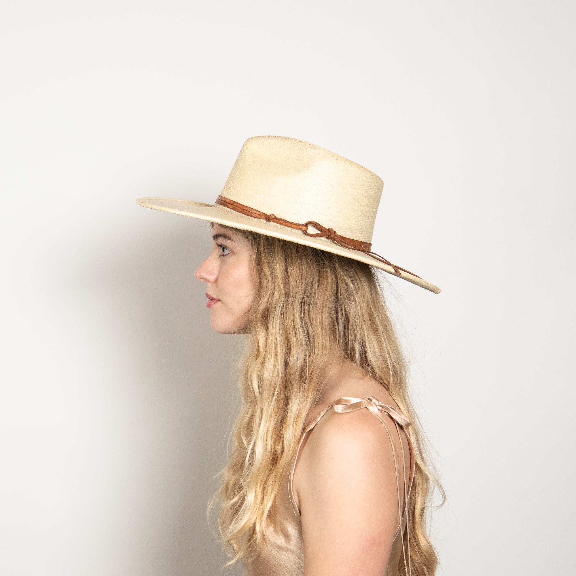 Brisa Lightweight Straw Wide Brim Sun Hat - Image 6