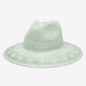 Winter Braided Packable Sun Hat Crafted in Mesh - Sage