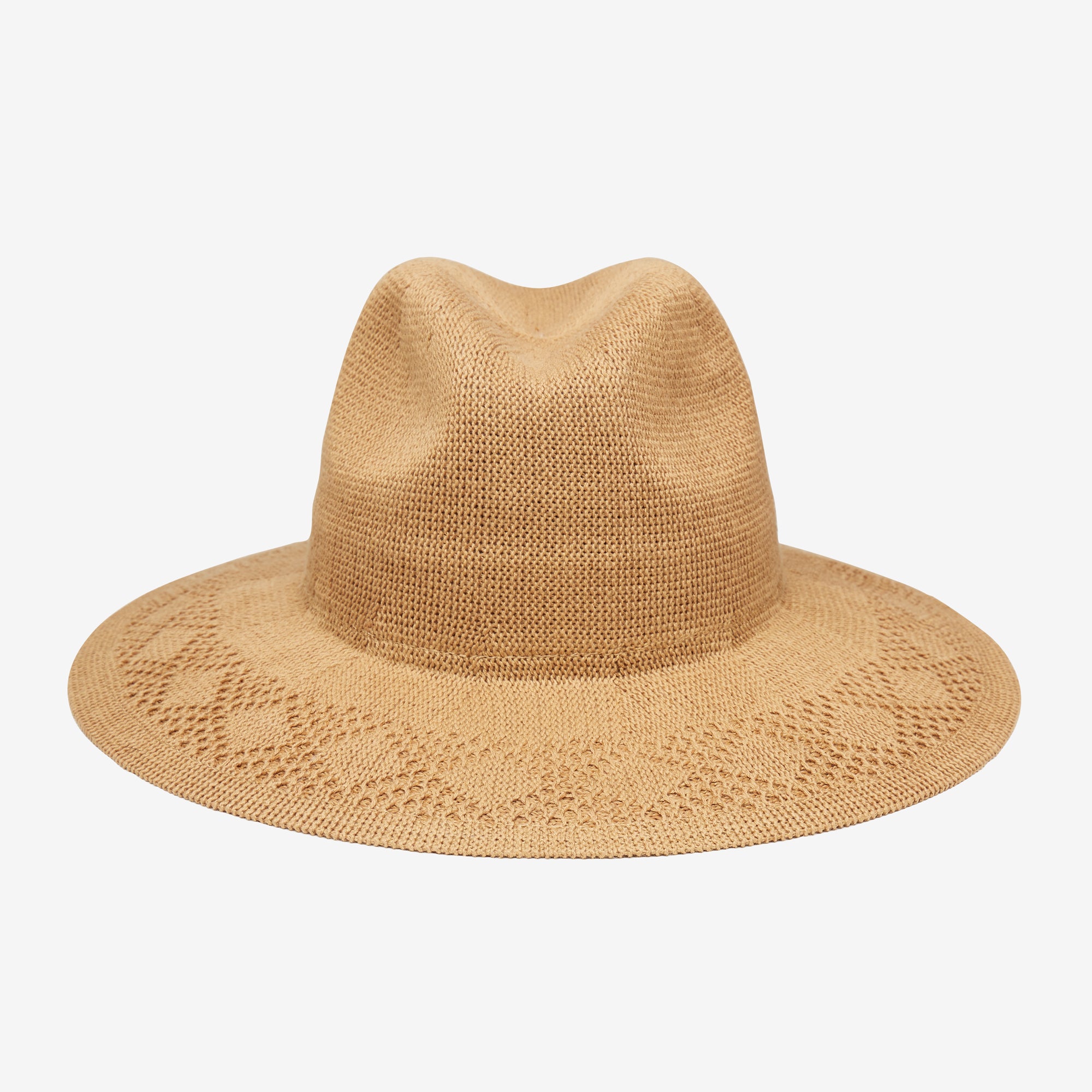Braided Haven Packable Sun Hat in Mesh - Tan - Image 2