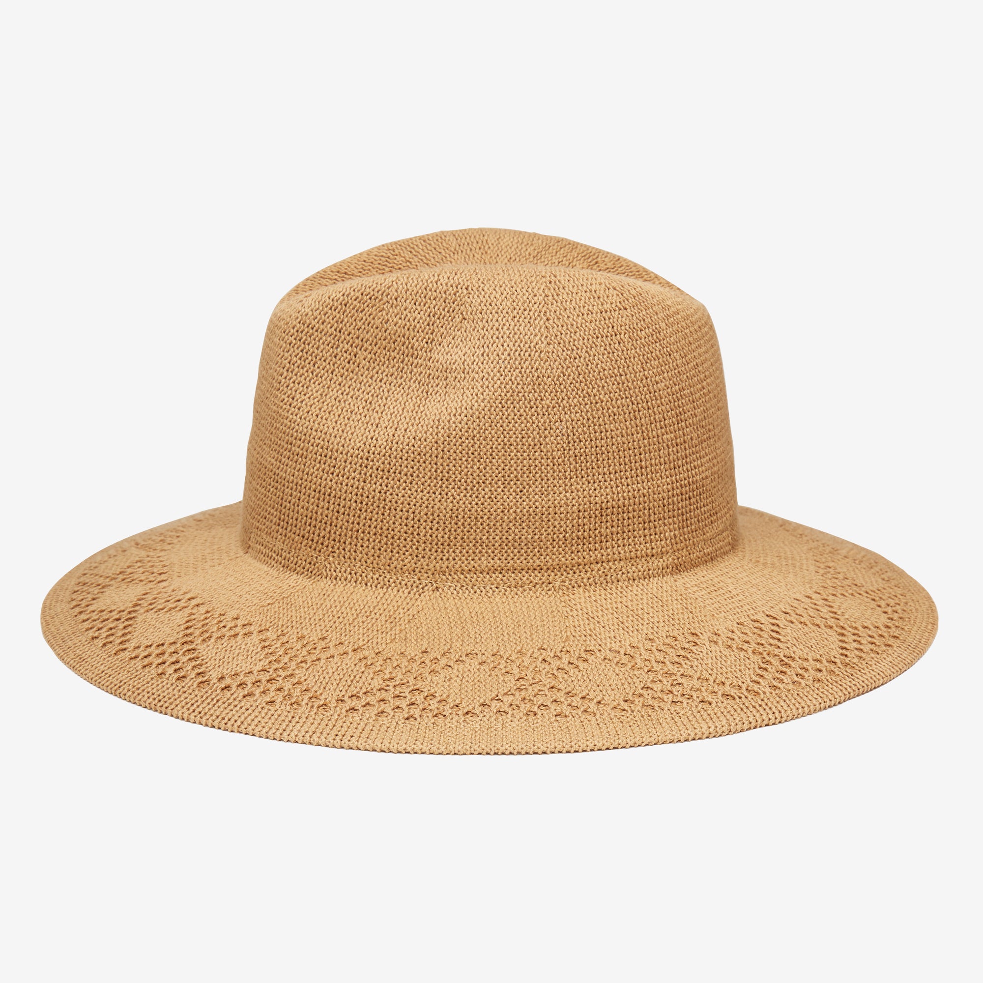 Braided Haven Packable Sun Hat in Mesh - Tan - Image 3