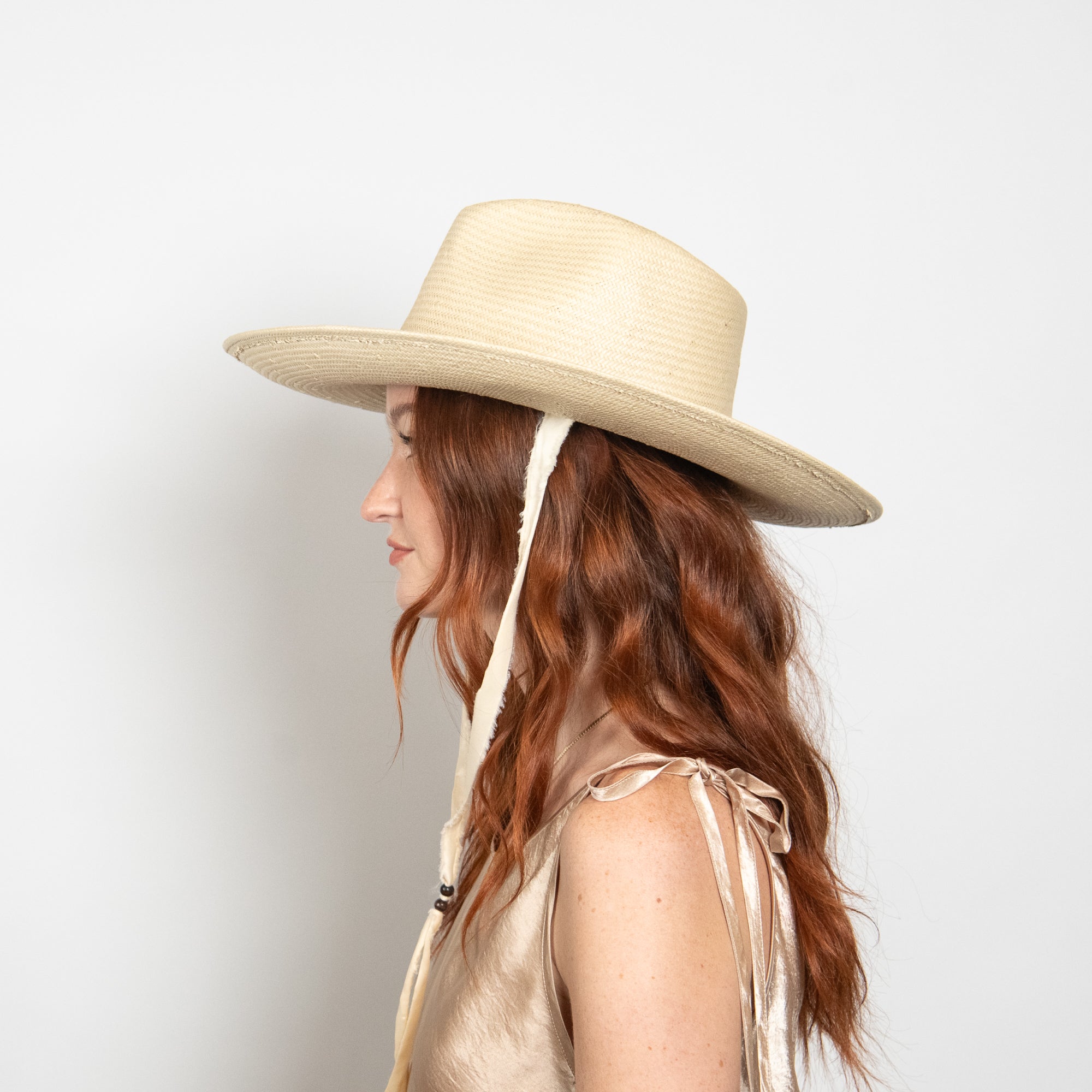 Flexible Sable Wide Brim Sun Hat in Straw - Image 6