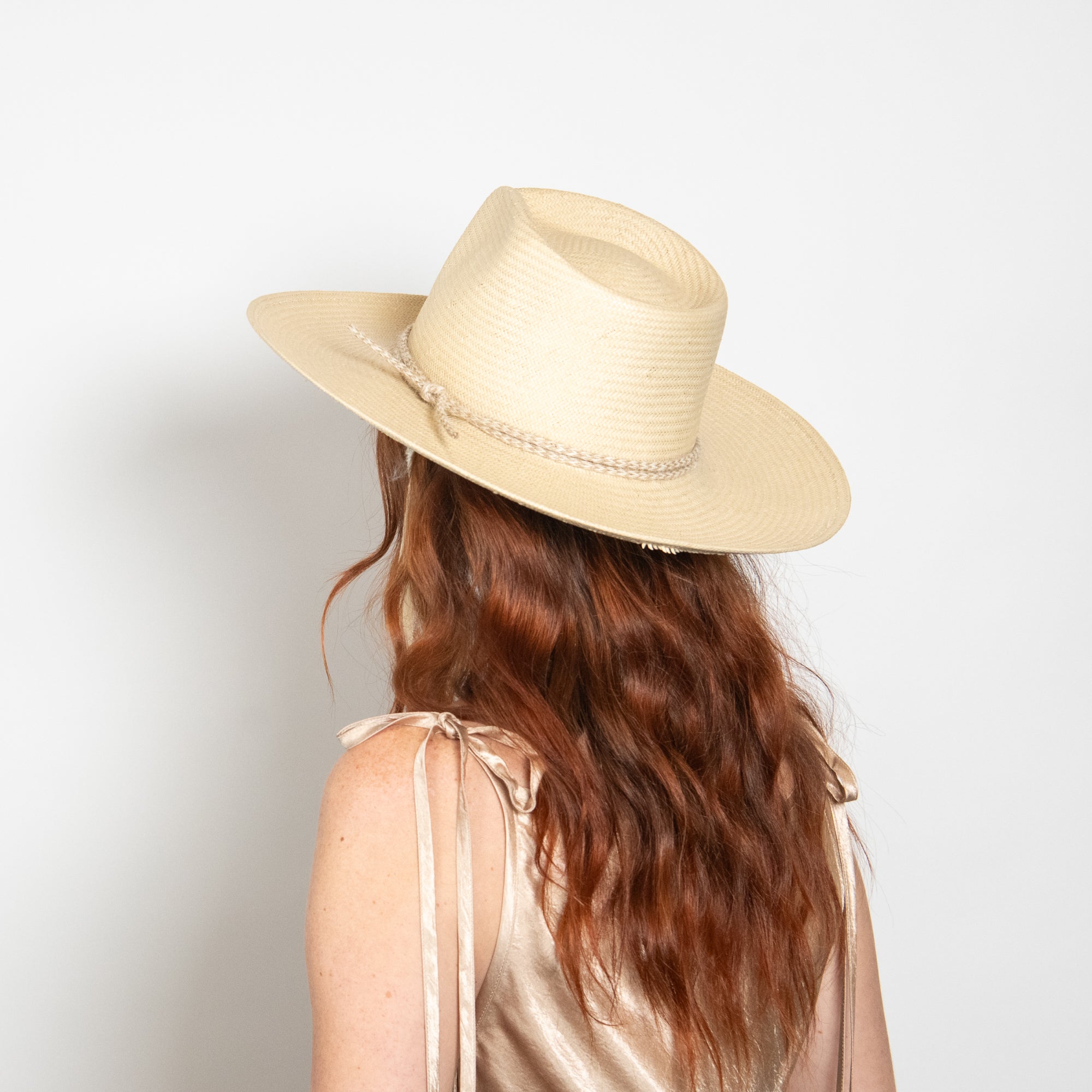 Flexible Sable Wide Brim Sun Hat in Straw - Image 7