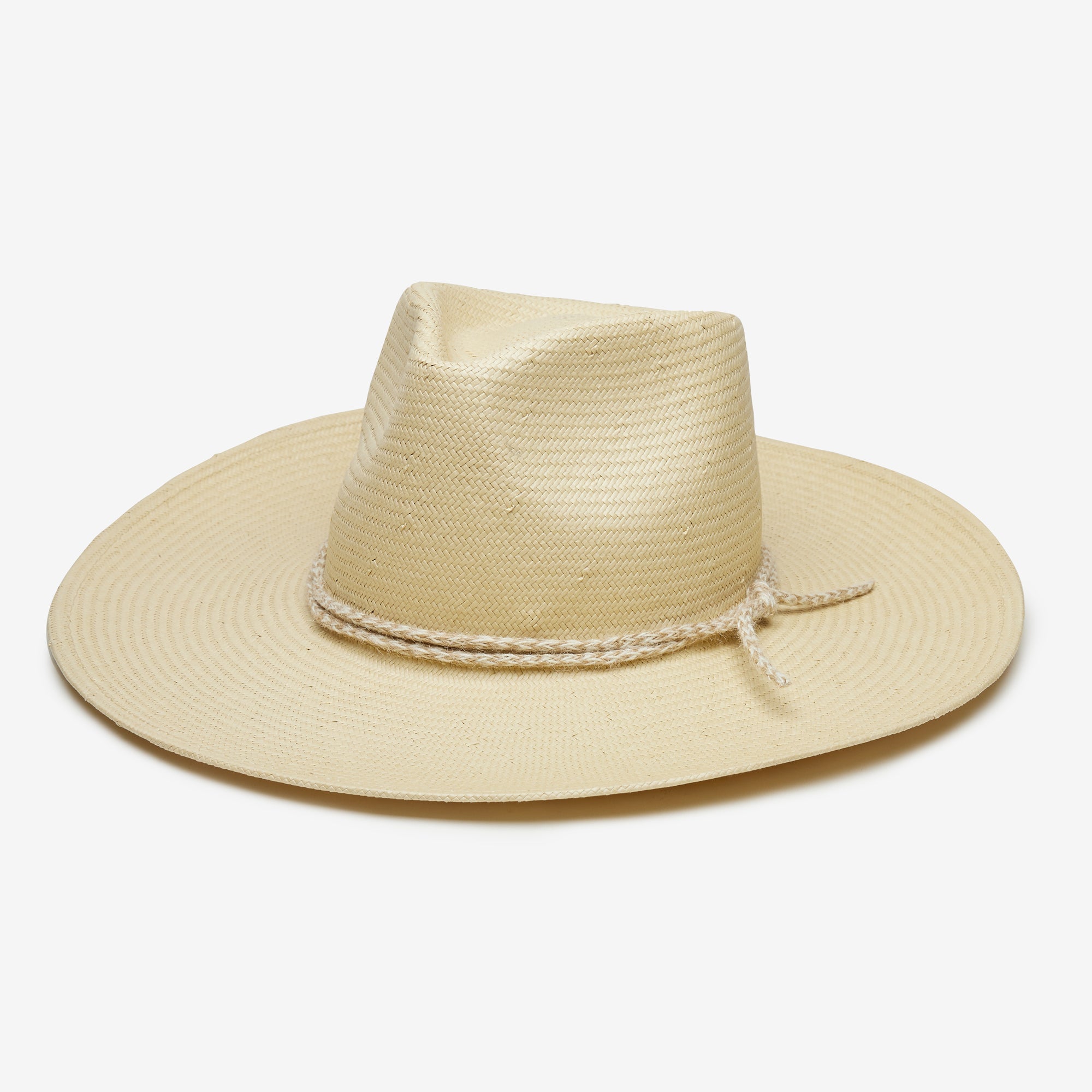 Flexible Sable Wide Brim Sun Hat in Straw