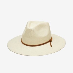 Lightweight Rhea Wide Brim Sun Hat in Straw