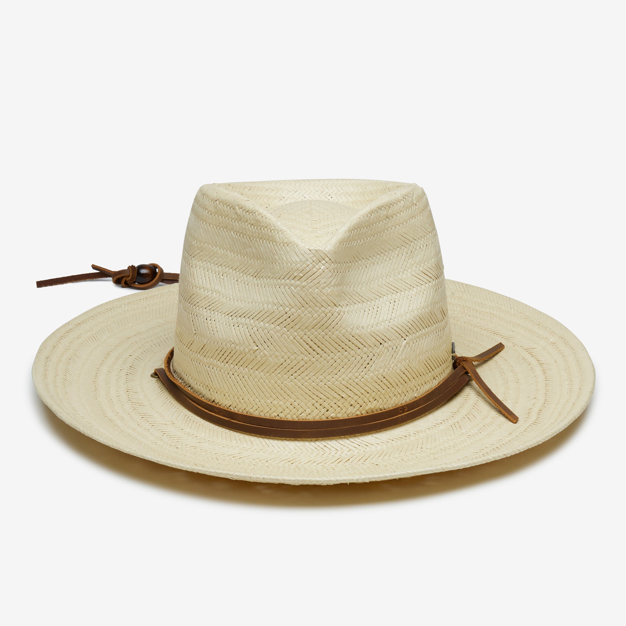 Indigo Straw Wide Brim Sun Hat with Everyday Finish - Image 3