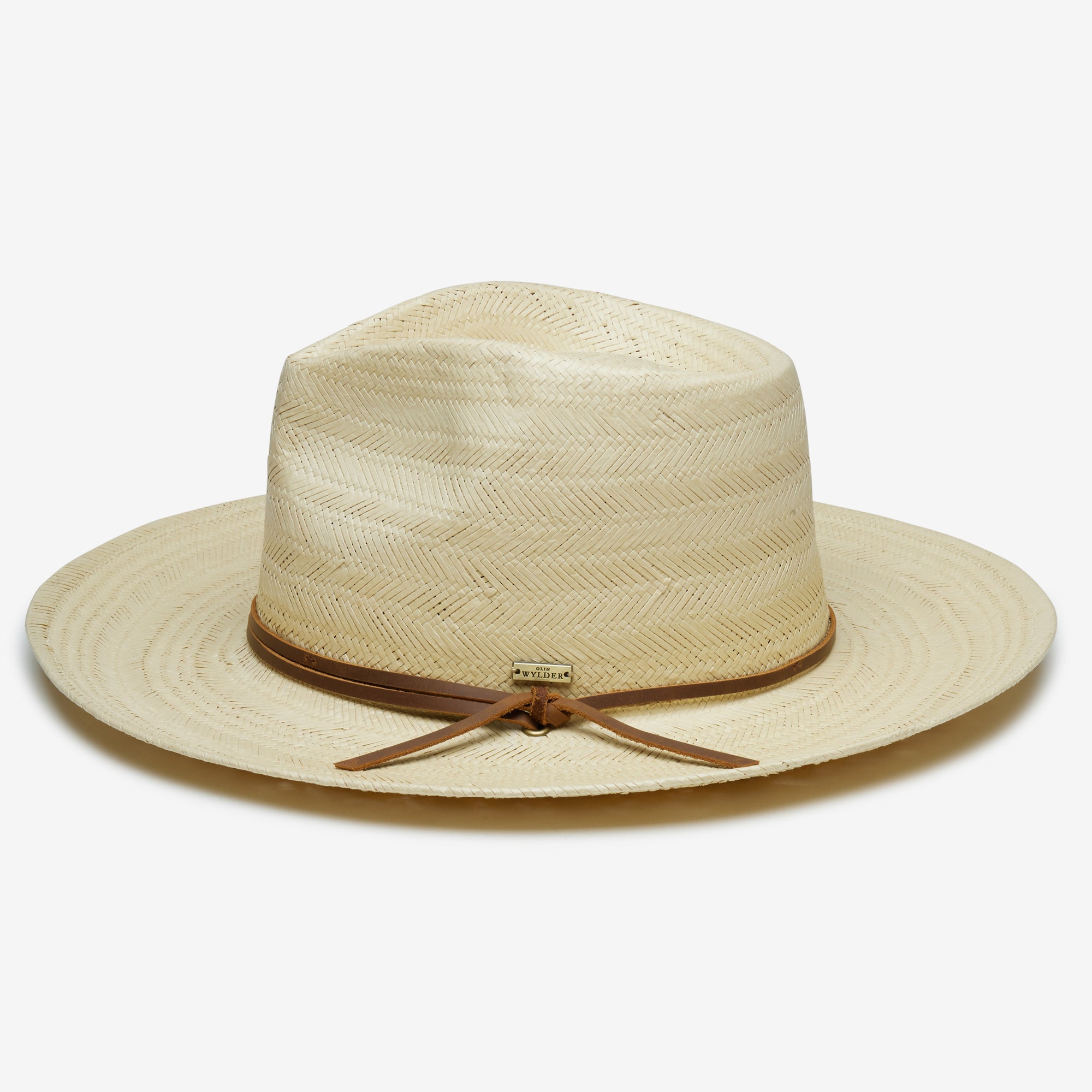 Indigo Straw Wide Brim Sun Hat with Everyday Finish - Image 4