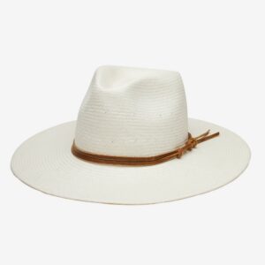 Soft Haven Wide Brim Sun Hat in Straw - Cream