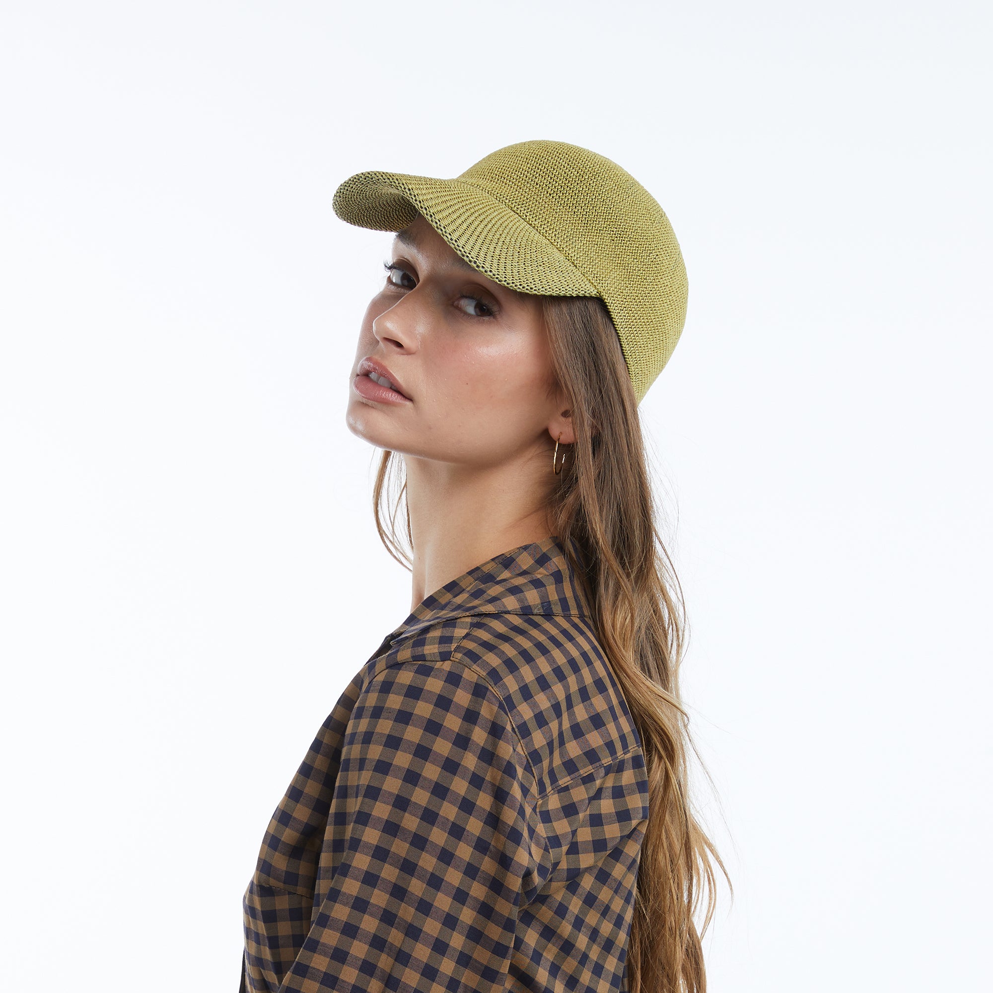 Clove Structured Casual Cap Crafted in Mesh - Olive - Image 7