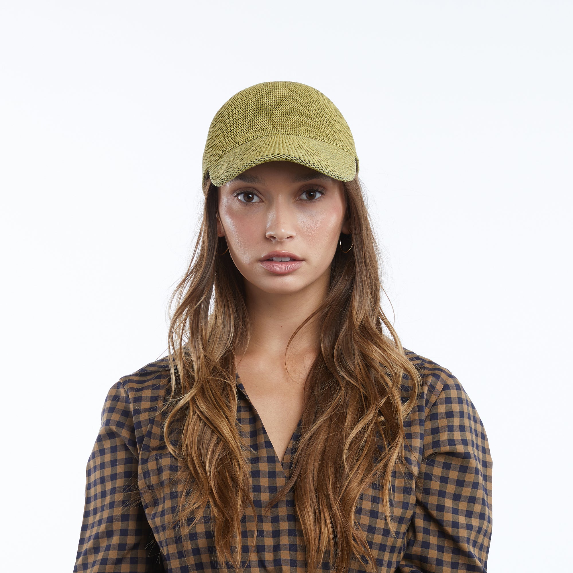 Clove Structured Casual Cap Crafted in Mesh - Olive - Image 2