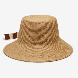 Kestrel Raffia Bucket Hat with Natural Finish