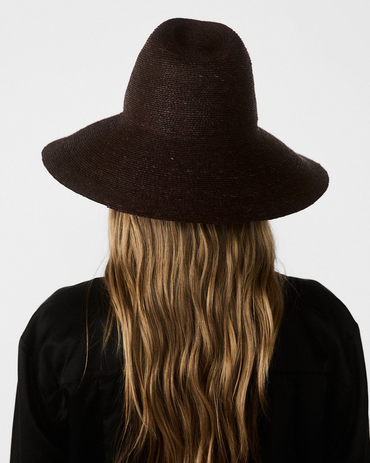 Packable Chocolate Raffia Straw Sun Hat - Image 4