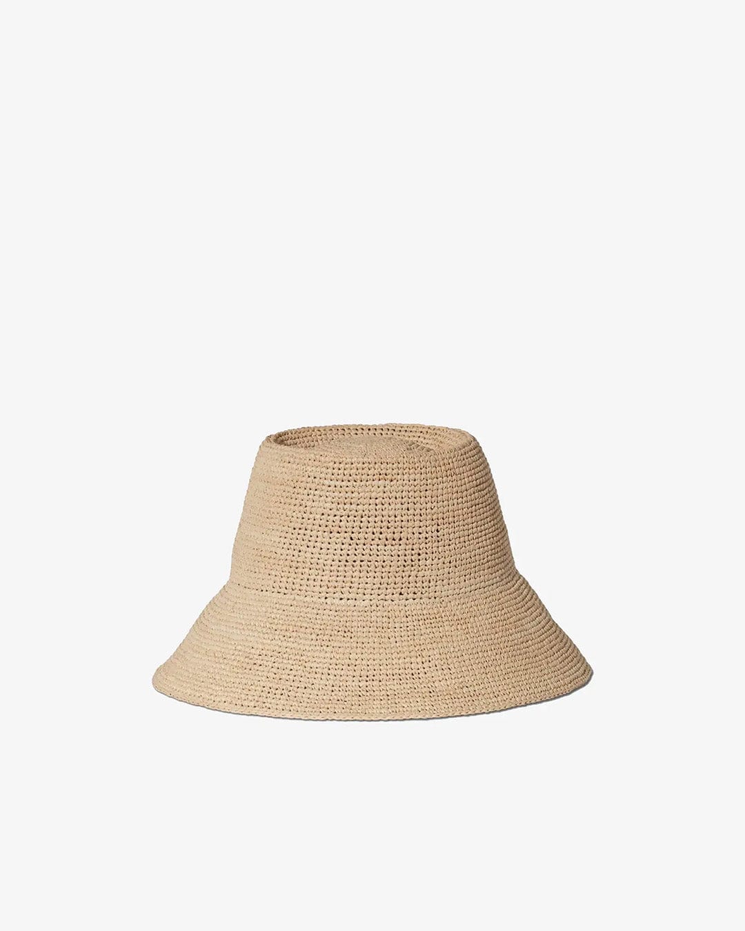 Everyday Natural Raffia Straw Bucket Sun Hat