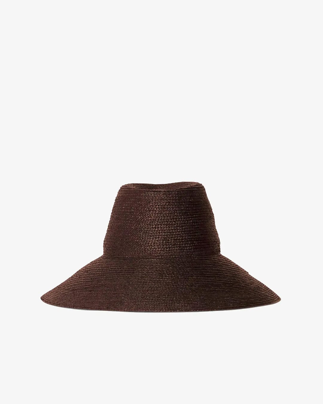 Packable Chocolate Raffia Straw Sun Hat - Image 2