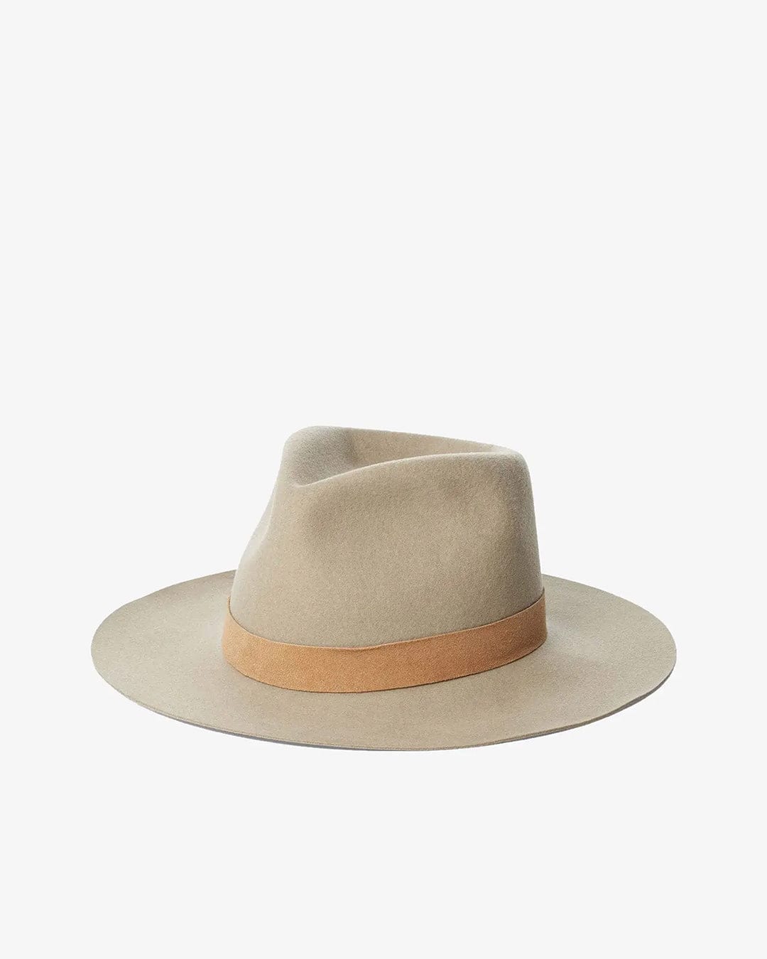 Clay Wool Felt Structured Wide Brim Hat