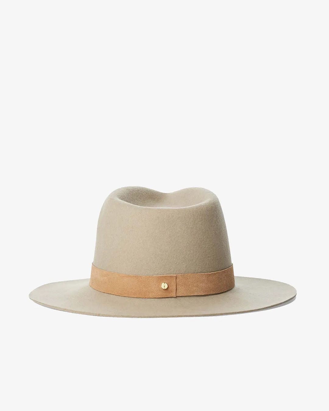 Clay Wool Felt Structured Wide Brim Hat - Image 2