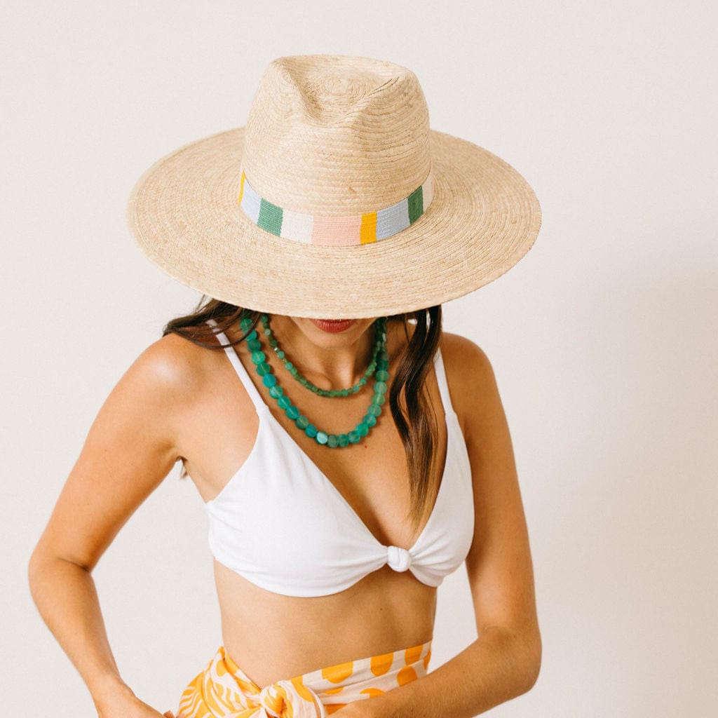 Sage Multi Stripe Palm Hat - Image 5