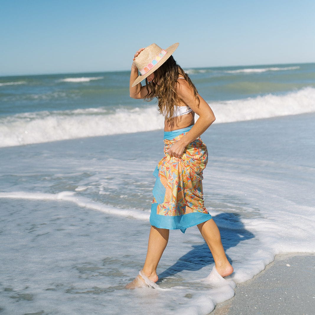 Pastel Scallop Crochet Palm Hat - Image 6