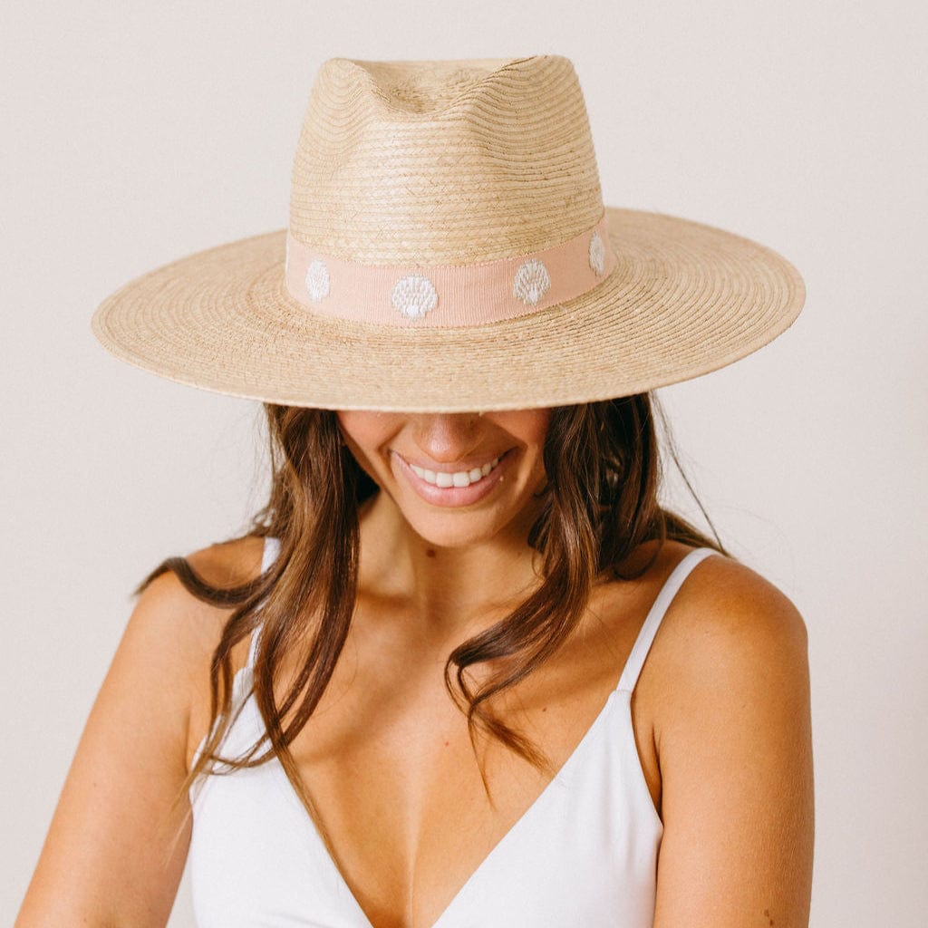 Seashell Embroidered Palm Hat - Image 5