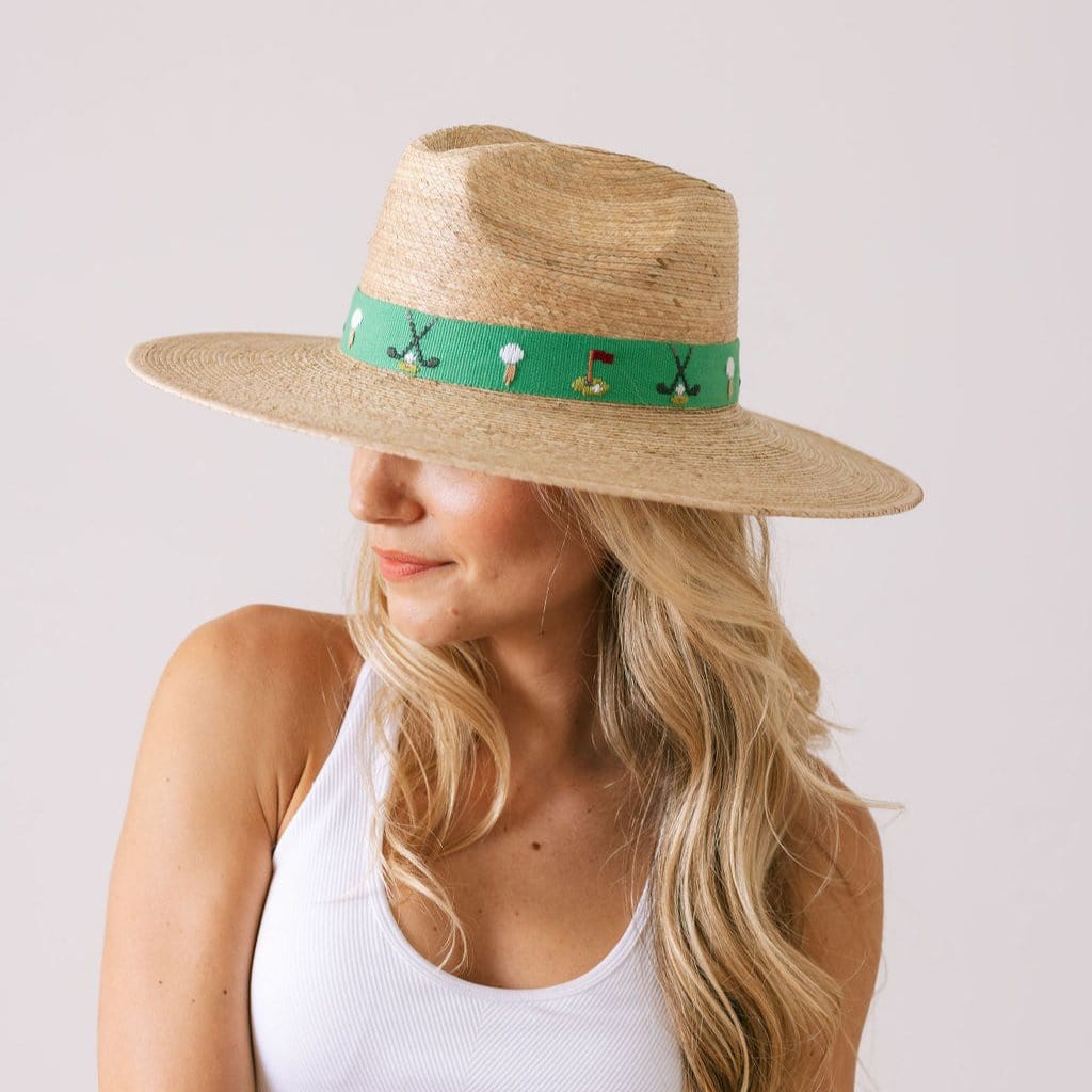Golf Embroidered Palm Hat - Image 2