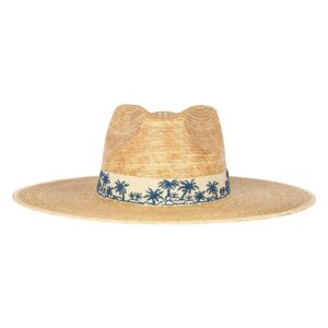 Tropical Palm Embroidered Sun Hat